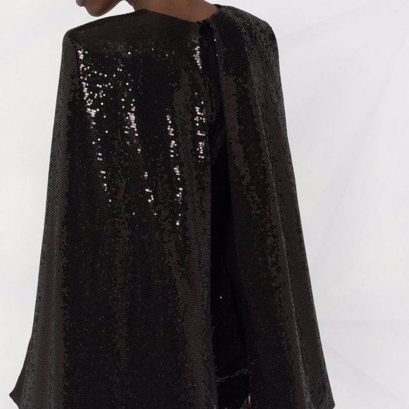 Karl Lagerfeld sequinned cape jumpsuit